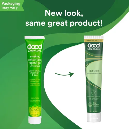 Vista 5 de Good Clean Love Restore - Gel vaginal hidratante, hidratante vaginal equilibrado con pH, cuidado femenino a base de agua con aloe vera y ácido
