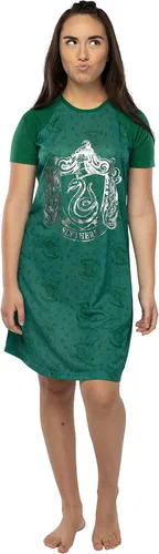 Vista 3 de Harry Potter - Camisón de manga larga con estampado de Hogwart Houses - Slytherin, Gryffindor, Hufflepuff, Ravenclaw