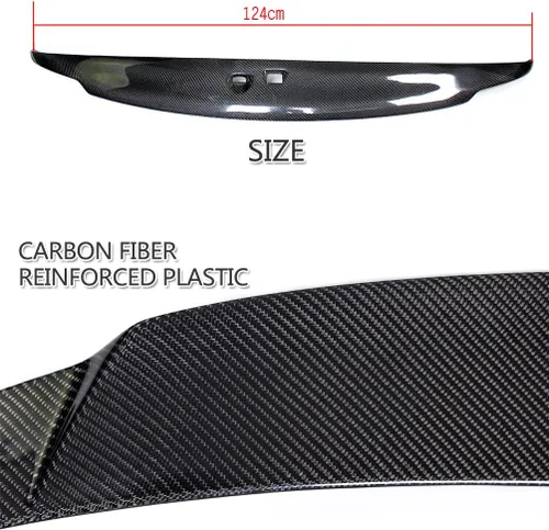 Vista 4 de Alerón trasero de fibra de carbono, marca JCSportline, para Infiniti Sedan de 4 puertas, modelos G25 años 2011 y 2012 y G37, años 2009-2013