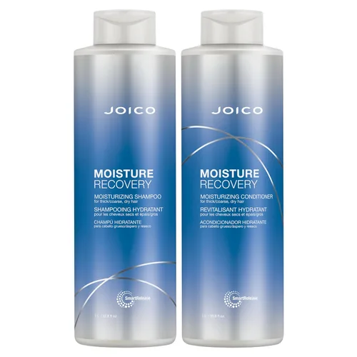 Vista 9 de Joico Juego de champú y acondicionador hidratante para recuperación de humedad Reponer la pérdida de humedad Para cabello grueso, grueso y seco
