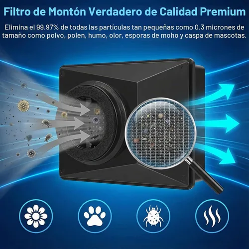 Vista 2 de EZ SPARES Compatible con filtros estilo HEPA Rainbow E2 para la serie E2, parte R12179 y R12647B, lavable y reutilizable (paquete de 2)