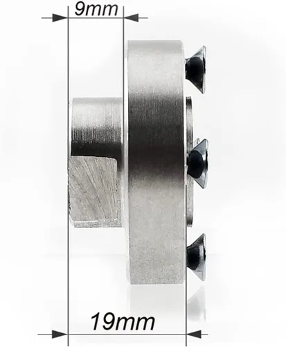 Vista 3 de 2 unids montaje adaptador brida 5/8 "-11 rosca para herramientas eléctricas piezas de repuesto de aluminio brida tuerca