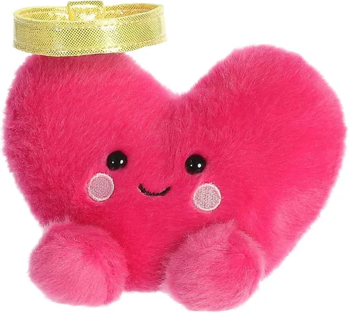 Vista 5 de Aurora® Adorable Palm Pals™ True Heart™ Animal de peluche, juego de bolsillo, diversión coleccionable, rosa, 5 pulgadas