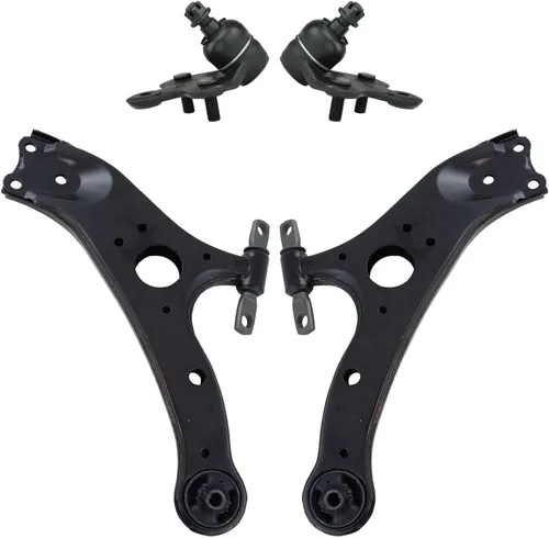Vista 74 de TRQ Brazo de control superior e inferior del lado del conductor y del pasajero con juego de rótulas compatible con Chevrolet GMC 89-02