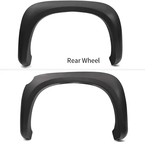 Vista 8 de PIT66 Guardabarros, compatibles con modelos Dodge Dakota Crew Cab 2005-2011 compatibles con Ram Dakota Crew Cab Pickup 2011 Smooth Matte Wheel