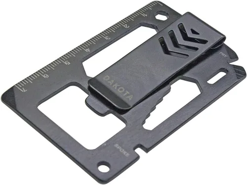 Vista 5 de Dakota Mini Clip Microlight Mosquetón Reloj y Clip de Dinero Multiherramienta Combo Regalo Set