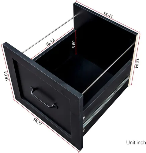 Vista 2 de Escritorio para computadora con gabinete, escritorio ejecutivo de madera, escritorio para computadora para estudiantes, con estantes