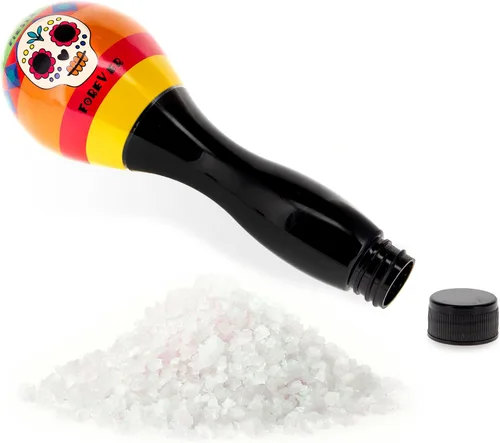 Vista 2 de MAD Beauty Sales de baño Fiesta Forever Maraca – Diseño de calavera de azúcar, aroma a piña y lima, estilo mexicano, baño relajante para remojar