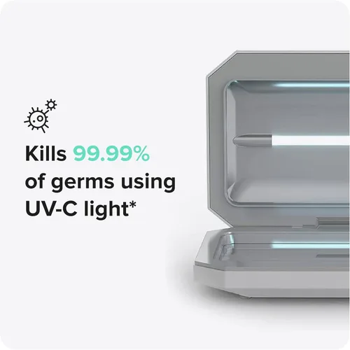 Vista 3 de PhoneSoap Caja desinfectante de luz UV básica para teléfono celular Desinfectante de luz UV de 360 grados patentado y clínicamente probado Negro