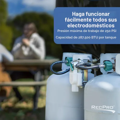 Vista 3 de RecPro Regulador de propano de cambio automático de 2 etapas RV