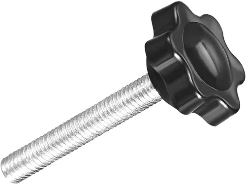 Vista 11 de METALLIXITY Perillas de tornillo de mango de sujeción (M6x26mm) 1 unidad, agarre de metal en forma de estrella - para construcción de viviendas