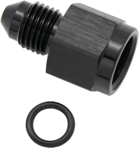 Vista 27 de 1/8 NPT hembra a -3 AN AN3 macho Flare Thread Expander adaptador Expander Accesorios de manguera Aluminio Negro