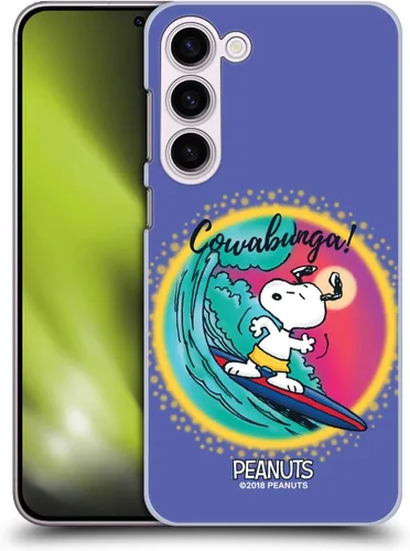 Vista 32 de Head Case Designs Funda rígida con licencia oficial de Peanuts Beach Surf Snoopy Boardwalk Airbrush compatible con Samsung Galaxy S20 FE / 5G Playa