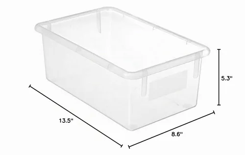 Vista 2 de Jonti-Craft 8010JC5 Cubbie-Tray - Transparente - Paquete de 5
