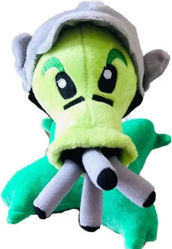 Vista 2 de JHESAO 8 "Plantas y Peashooter Zombies Juguetes de peluche PVZ 1 2 Peluche Suave Muñeca Gatling Guisante Tirador Juguete Nuevo
