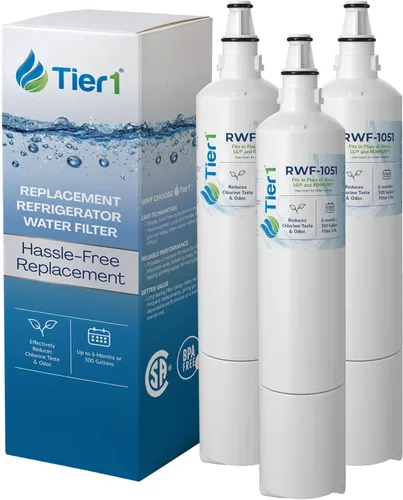 Vista 10 de Tier1 Filtro de agua para refrigerador RWF1051 5231JA2006A Reemplazo para LG LT600P y Kenmore 9990 Filtro de refrigerador dura hasta 6 meses