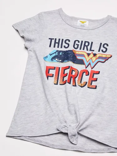 Vista 3 de DC Comics Wonder Woman Crossover 4 piezas Mix n' Match Shorts y Legging Set