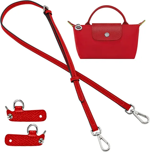 Vista 28 de Jiesinlov Correa de Hombro de Cuero para Bolso de Repuesto, Kit de Conversión Ajustable para Bandolera Compatible con Mini Bolso Antracita