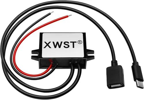 Vista 12 de DC 8-85V a 5V Convertidor USB 12V 24V 36V 48V 60V 72V a 5V 3A 15W con doble salida USB adaptador de corriente convertidor regulador de voltaje
