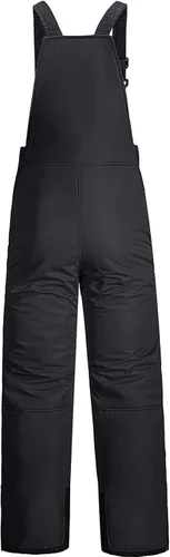 Vista 2 de GEMYSE Overol con peto de esquí impermeable para hombre pantalones de snowboard aislados