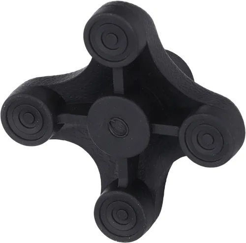 Vista 7 de Quad Cane Tips for Stability 4 Prong Self Standing Non Slip Rubber Base Replacement Foot 19mm Threaded Walking Canes,Duty ABS