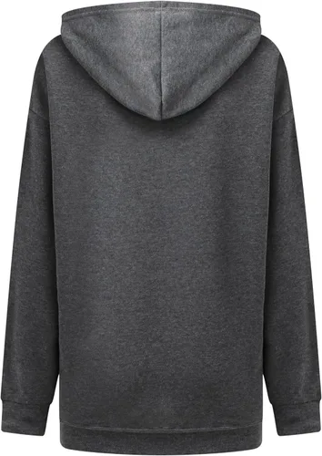 Vista 5 de Shiyingl Women's Pullover I'm The Youngest Sister Rules Don't Apply To Me Letter Print Soft Comfy Hoodies Oversized Sweater