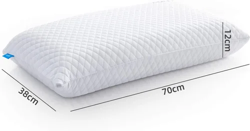 Vista 4 de Almohada ortopédica hinchable para el cuello para dormir, almohada