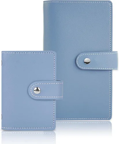 Vista 19 de lizimandu Libro Tarjetero para Tarjetas de Visita, Estuche Libro de Tarjetas de Visita de Cuero PU, Carpeta Organizadora para Tarjetas
