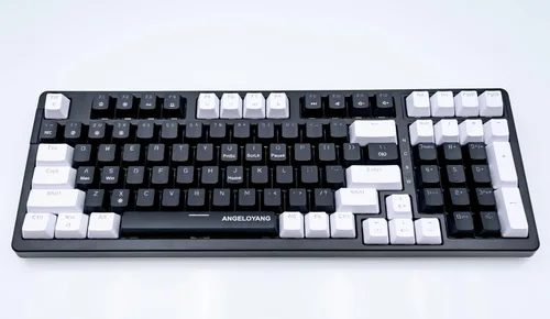 Vista 8 de Teclado mecánico para juegos, llave completa, compacto, con cable, retroiluminado, RGB, interruptores rojos, intercambiables en caliente, USB C
