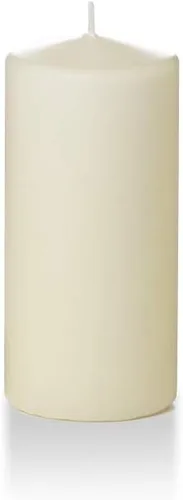 Vista 14 de Yummi - Velas redondas de pilar blancas de 3 pulgadas x 4 pulgadas, 3 por paquete