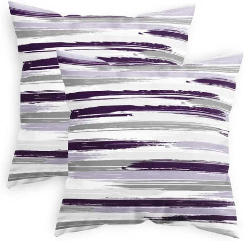 Vista 11 de CaliTime Fundas de Almohadas Decorativas Paquete de 2 Vellón Acogedor Textura Geométrica de Piedra Roca Cubiertas de Cojines Decorativos para Sofá