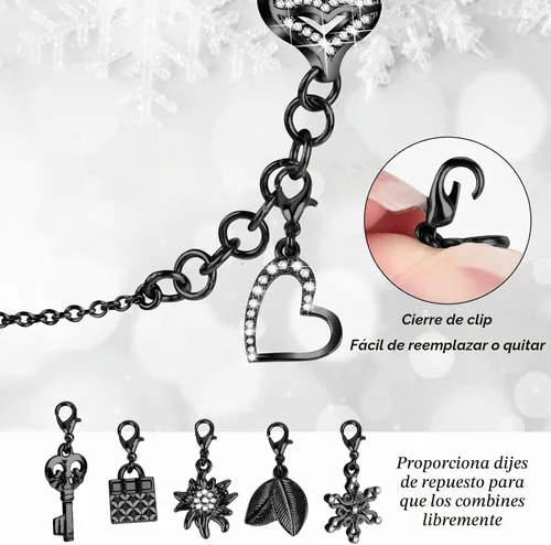 Vista 2 de JOYOZY Correa Compatible con Apple Watch de 38mm, 40mm, 41mm, 42mm, 44mm, 45mm, 46mm, Correa Bling con Estuche de Glitter y Protector de Pantalla