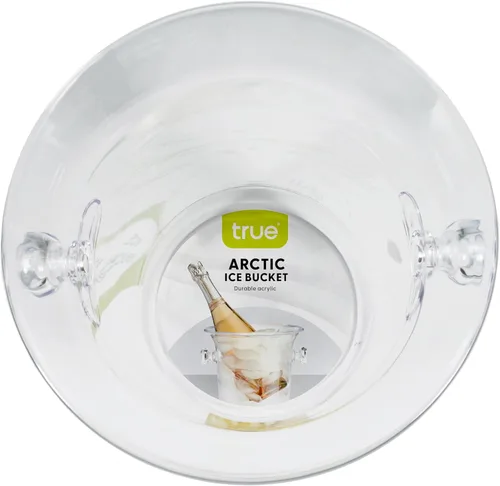Vista 8 de Cubo de Hielo de Acrílico Transparente Verdadero con Asas, Capacidad de 3 Litros, Cubo Duradero para Vino y Champán, Perfecto para Fiestas, BBQs