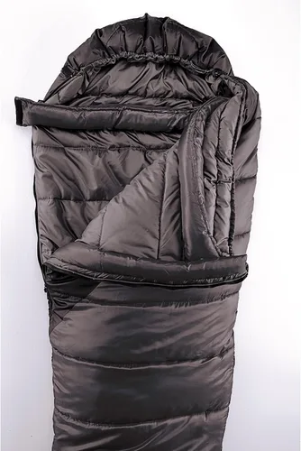 Vista 3 de Coleman North Rim 0°F Sleeping Bag, Cold-Weather Mummy Sleep Sack with No-Snag Zipper & Adjustable Hood for Warmth & Ventilation, Camping Sleeping