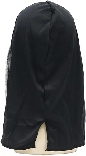 Vista 6 de EraSpooky Máscara de bruja para mujer, disfraz de Halloween, máscaras de látex de cabeza completa con pelo
