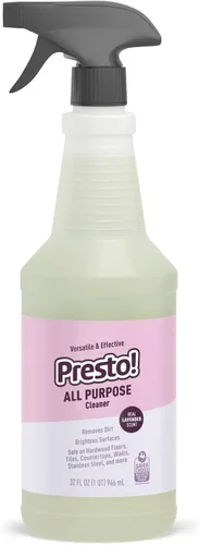 Vista 2 de Marca Amazon – Limpiador multiusos Presto! con aroma a lavanda, 32 onzas líquidas, paquete de 2