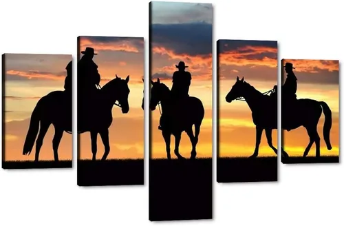 Vista 51 de 5 piezas de pintura sobre lienzo ardiente de fénix dibujado en estilo heráldico fuego fénix arte de pared vintage impresiones obras de arte arte