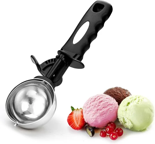 Vista 25 de Juego de Cuchara de Galletas 1 Cucharada, Tamaño #60 Cuchara de Masa de Galletas para Hornear, Cuchara de Helado de 15 ml/0.5 oz, Cuchara