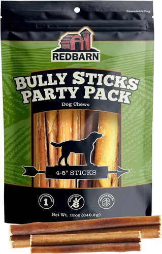 Vista 21 de Redbarn Pet Products All Natural Bully Sticks de 5 a 8 pulgadas para perros pequeños y grandes – Paquete variado de masticables saludables de larga