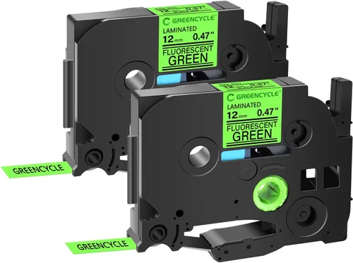 Vista 9 de GREENCYCLE Paquete de 2 cintas adhesivas compatibles con Brother P-Touch TZe-531 TZe531 TZ531 TZ-531 TZe TZ 0.472 in 0.47 pulgadas, cinta