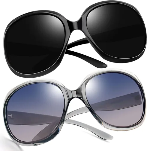 Vista 133 de Joopin Lentes de sol de gran tamaño para mujer, polarizados, grandes, para conducción, protección UV, grandes sombras
