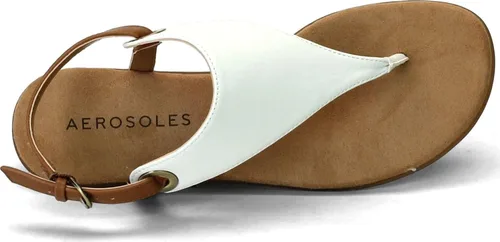 Vista 5 de Aerosoles Sandalias tipo tanga para mujer, Blanco, 8