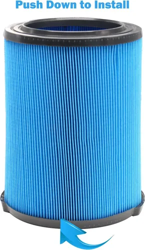 Vista 5 de Paquete de 2 filtros de repuesto VF5000 que se ajustan a aspiradoras húmedas y secas Ridgid de 6-20 galones, filtros de aspiradora plisados de 3