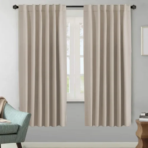 Vista 162 de H.VERSAILTEX Cortinas Opacas con Aislamiento Térmico, Paneles de Tratamiento de Ventanas que Oscurecen la Habitación, Cortinas Opacas para Sala