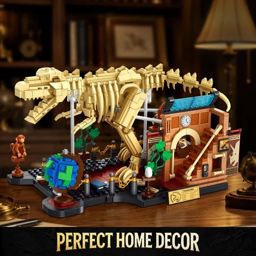 Vista 3 de INSOON Mechanical Dinosaur Fossil Building Set STEM Toy for Kids Boys 8-14+