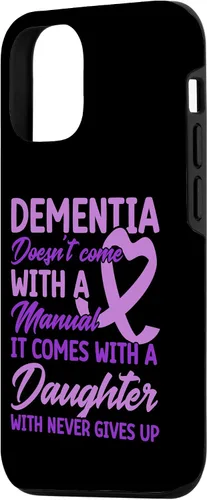 Vista 2 de iPhone 14 End Alz Alzheimer Concientización Demencia Hija Nunca Renuncia Caso