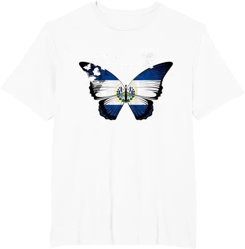 Vista 14 de Camiseta con diseño de bandera de El Salvador