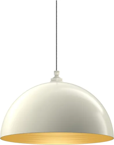 Vista 96 de Steel Lighting Co. Melrose - Lámpara colgante Montada en el techo Cúpula redonda de 18 pulgadas Estilo moderno contemporáneo de granja