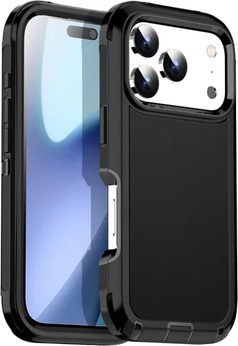 Vista 12 de AICase Funda para iPhone 17 (6.3 pulgadas), resistente protección contra caídas, cuerpo completo, a prueba de golpes, a prueba de caídas, a prueba