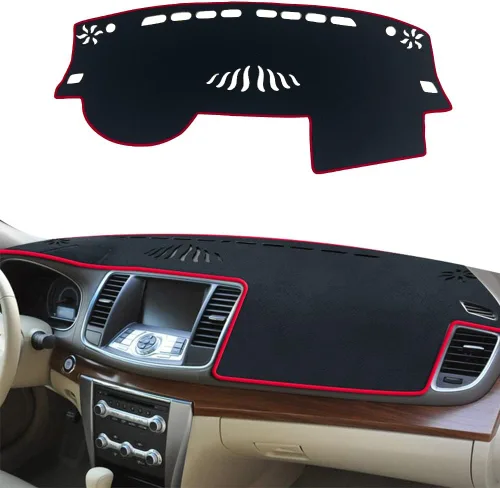 Vista 10 de Funda para salpicadero Alfombrilla para salpicadero Alfombrilla para tablero a medida para Nissan Frontier 2007-2019 para Suzuki Equator 2009-2012